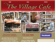 Tablet Screenshot of myvillagecafe.com